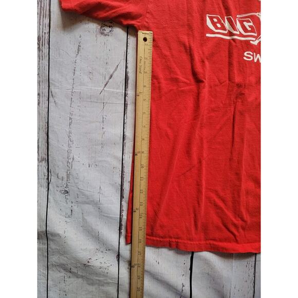 David Ortiz Boston red Sox It Ain't Over Till The Big Popi Swings Red Tshirt SzL - Picture 4 of 6